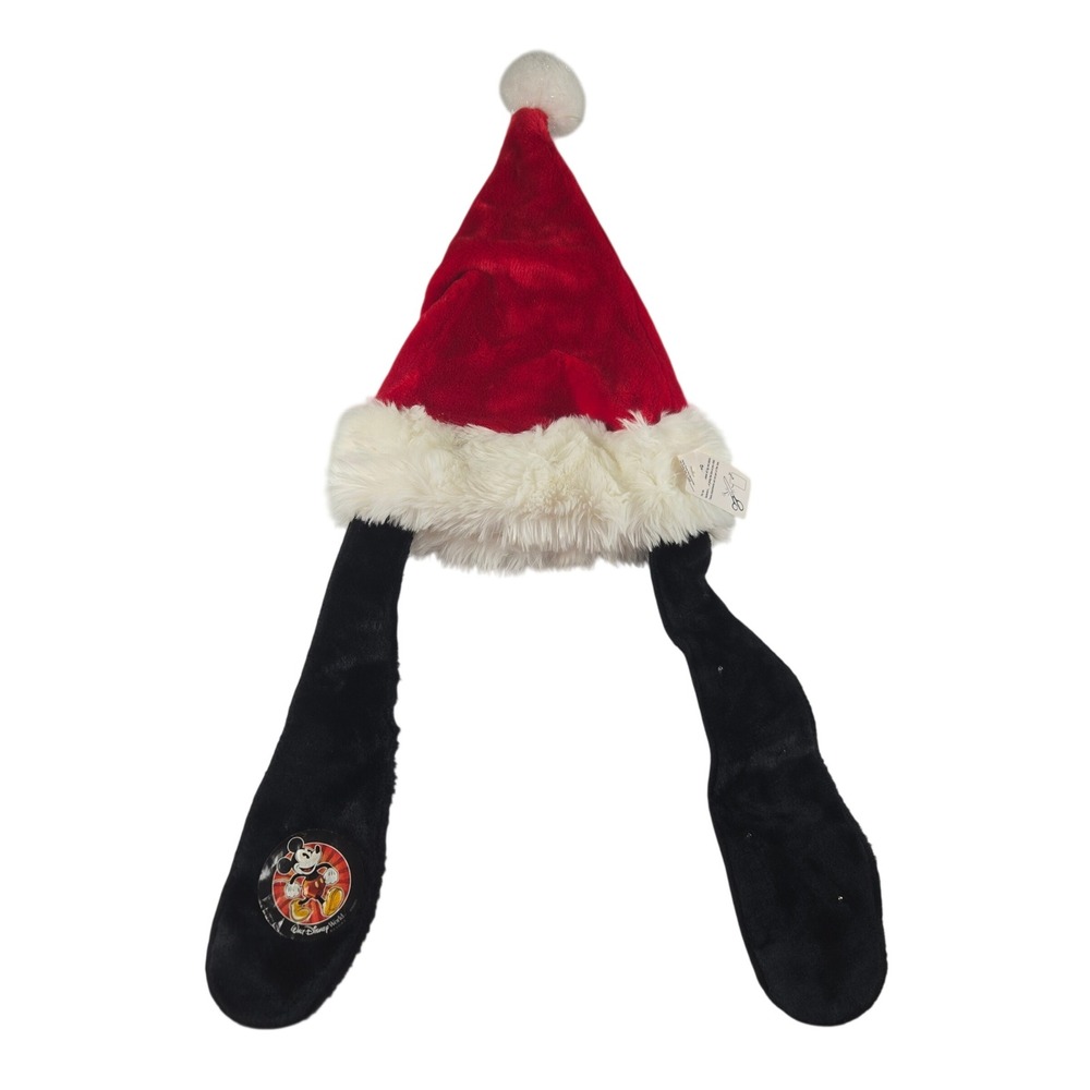 Disey Parks Goofy Ears Santa Hat Light Up With Batteries Retired Rare Working
